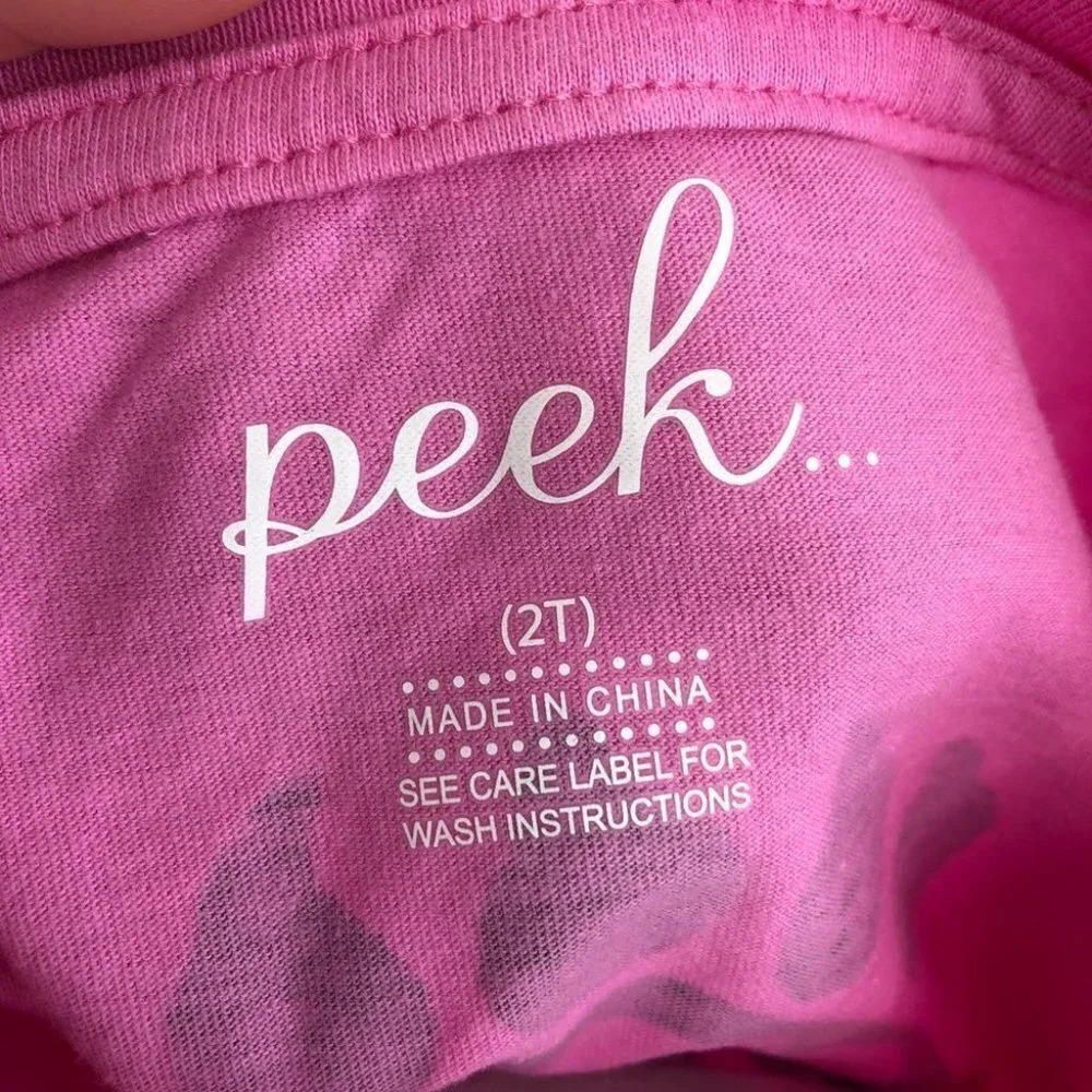 Nwt Peek X The Nature Conservatory Shirt Long Sleeve Chilly Polar Bear Pink 2t — image 3 of 8